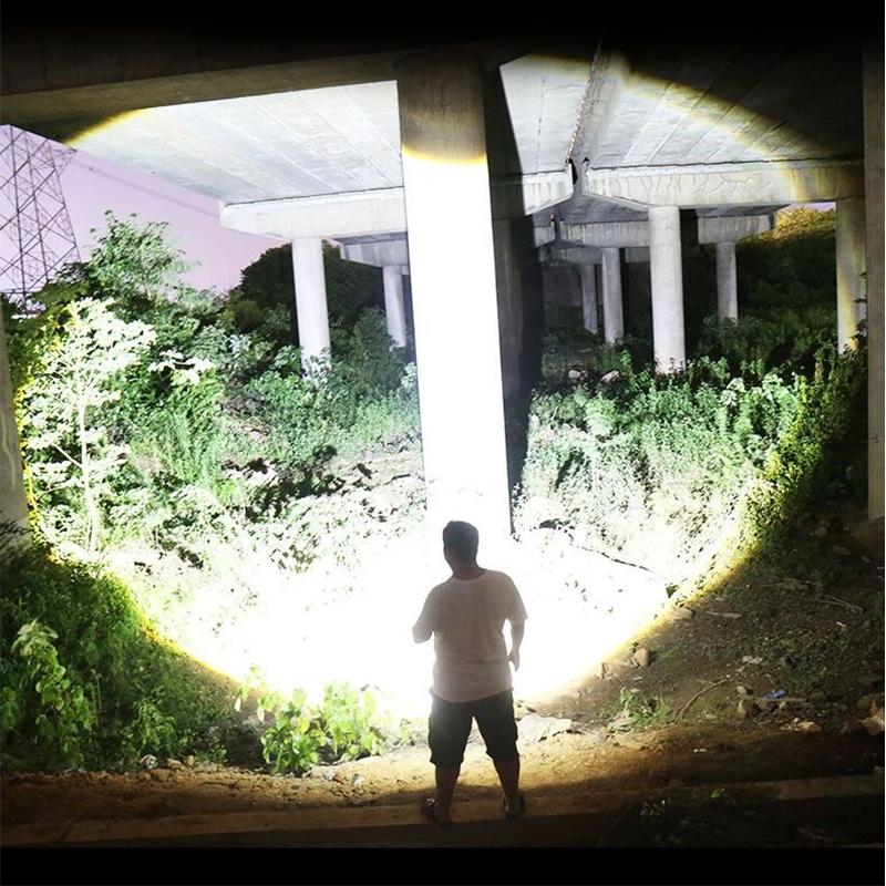 10H мощный сенсорный светодиодный налобный фонарь со встроенным аккумулятором 5600 мАч, мощный перезаряжаемый налобный фонарь, фонарик для рыбалки