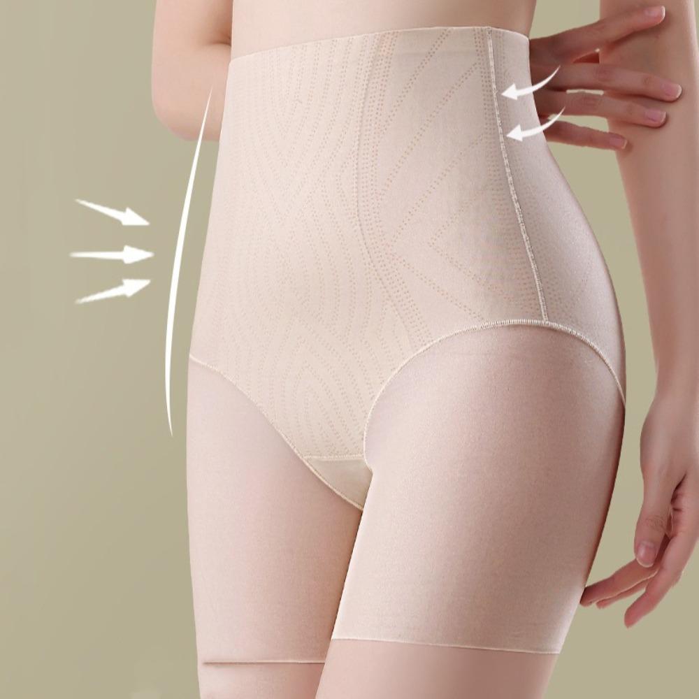 Seamless Buttock Lifting Shaper Large Size Tummy Control Briefs High Waist Shapewear Ladies