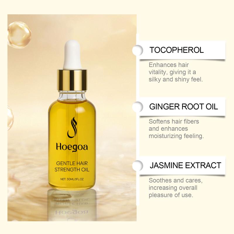 Hoegoa Nourishing Hair Oil Smooths Frizzy Hair Deep Moisture For Dry Scalp Daily Hair Care Solution
