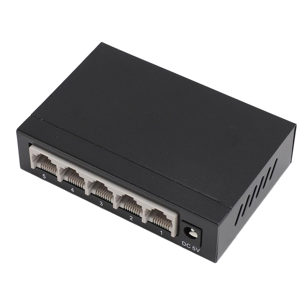  Портовый Ethernet-коммутатор Профессиональный высокоскоростной сетевой коммутатор с металлическим корпусом 10-100 Мбит/с для дома