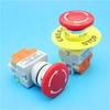 Emergency-Stop Push Button-Switch 1NO 1NC-DPST Mushroom Cap-Switch LAY37 LAY7-PBC Y090-11ZS Elevator Latching Self Lock