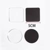 10pcs Clear DIY Fridge Magnet Kit Handmade Acrylic Fridge Magnets Material Kit Home Office Display Transparent Photo Magnets