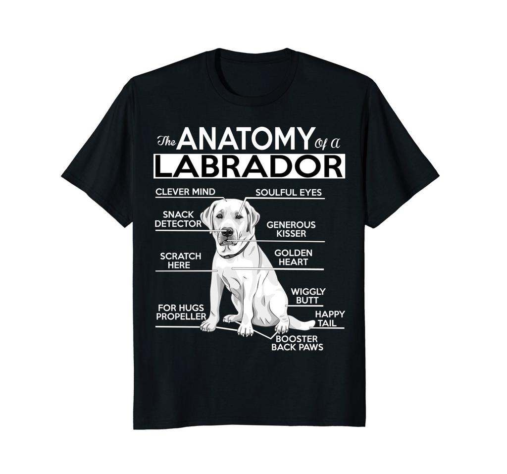 Anatomy Of A Labrador Short Sleeve Man Unisex T-shirts