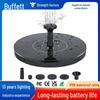 Colorful Floating Solar Fountain Pool and Garden Bird Bath Water Feature