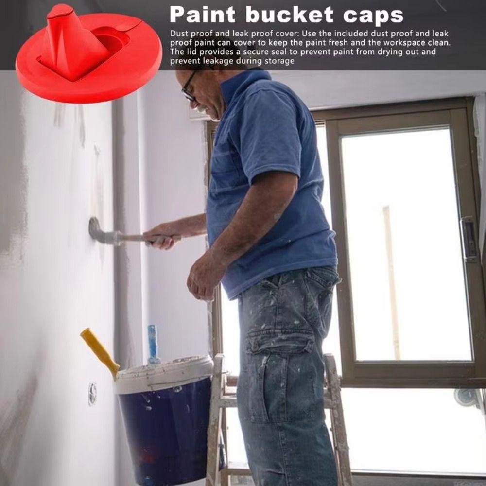 Space Saving Paint Mix Cover Folding Paint Bucket Paint Bucket Lid Paint Can Lid  Car Maintenance