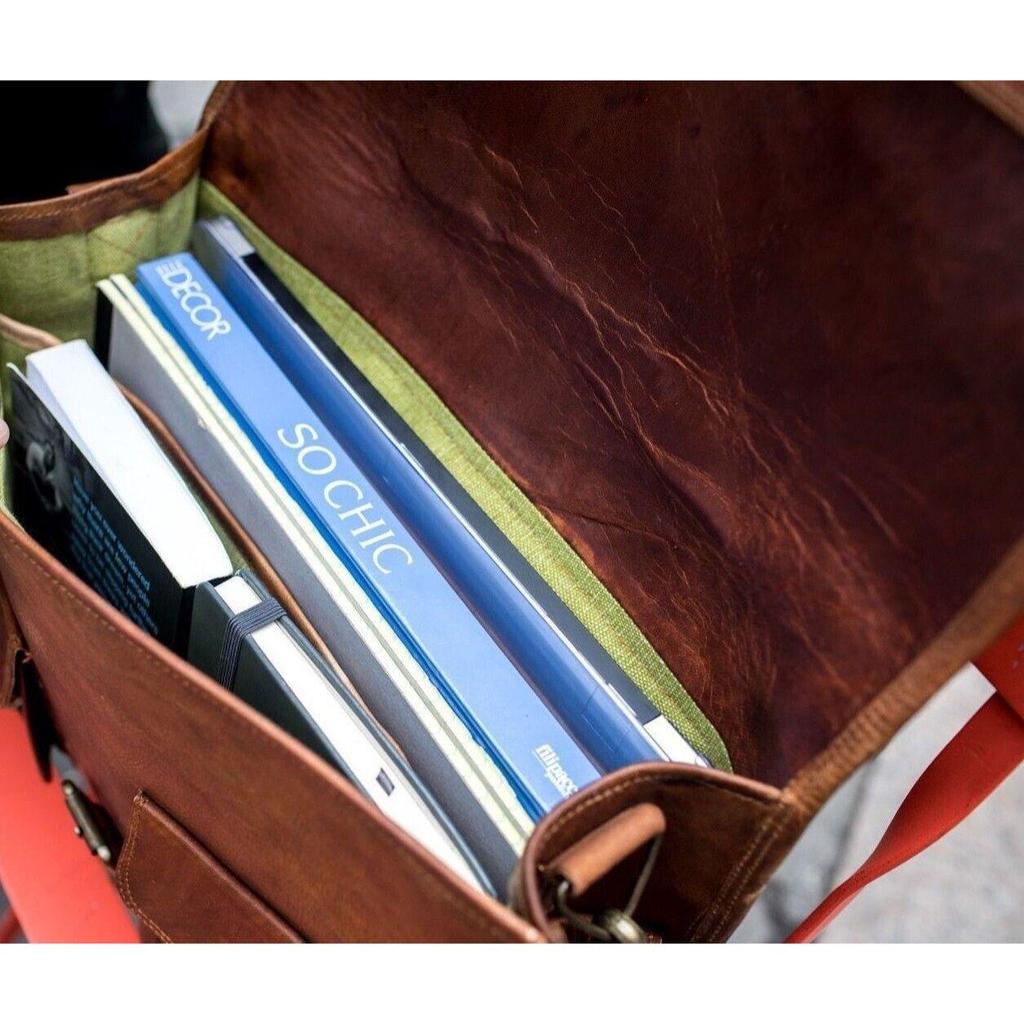 Мужской классический кожаный портфель ручной работы для ноутбука, сумка-портфель, сумка-мессенджер