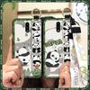 Cartoon Fashion Design Phone Case For Nokia 2.3 Wrist Strap Panda Back Cover Waterproof Anti-knock Lanyard Wristband
