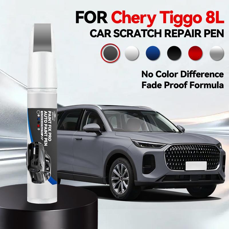 Для Chery Tiggo 8L 1990-2026 Кисточка для подкраски царапин на краске Автоаксессуары Сделай сам Черный Белый