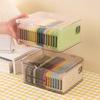 Mobile Phone Case Storage Box with Cover Dust-proof Desktop Drawer Transparent Plastic Storage Box
