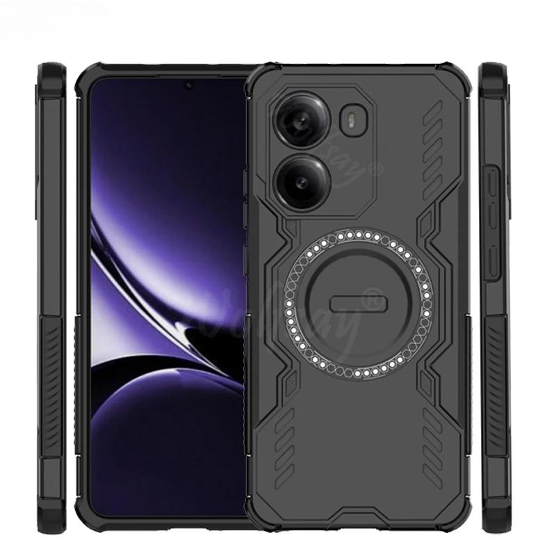 Armor Case For Xiaomi Poco X7 Pro Magnetic Adsorption Wireless Charge Cover Poco X7 F7 Pro F7 Ultra Case For Poco X7 Pro Case