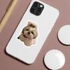 50 Puppy Expression Graffiti Stickers Cute Animal Stickers Skateboard Mobile Phone Computer Waterproof Decorative Stickers