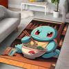 1PC Japanese Anime Pokémon Squirtle Print Rug Carpet for Living Room Children Bedroom Mat Sofa Doormat Home Decor Anti-Slip Mat