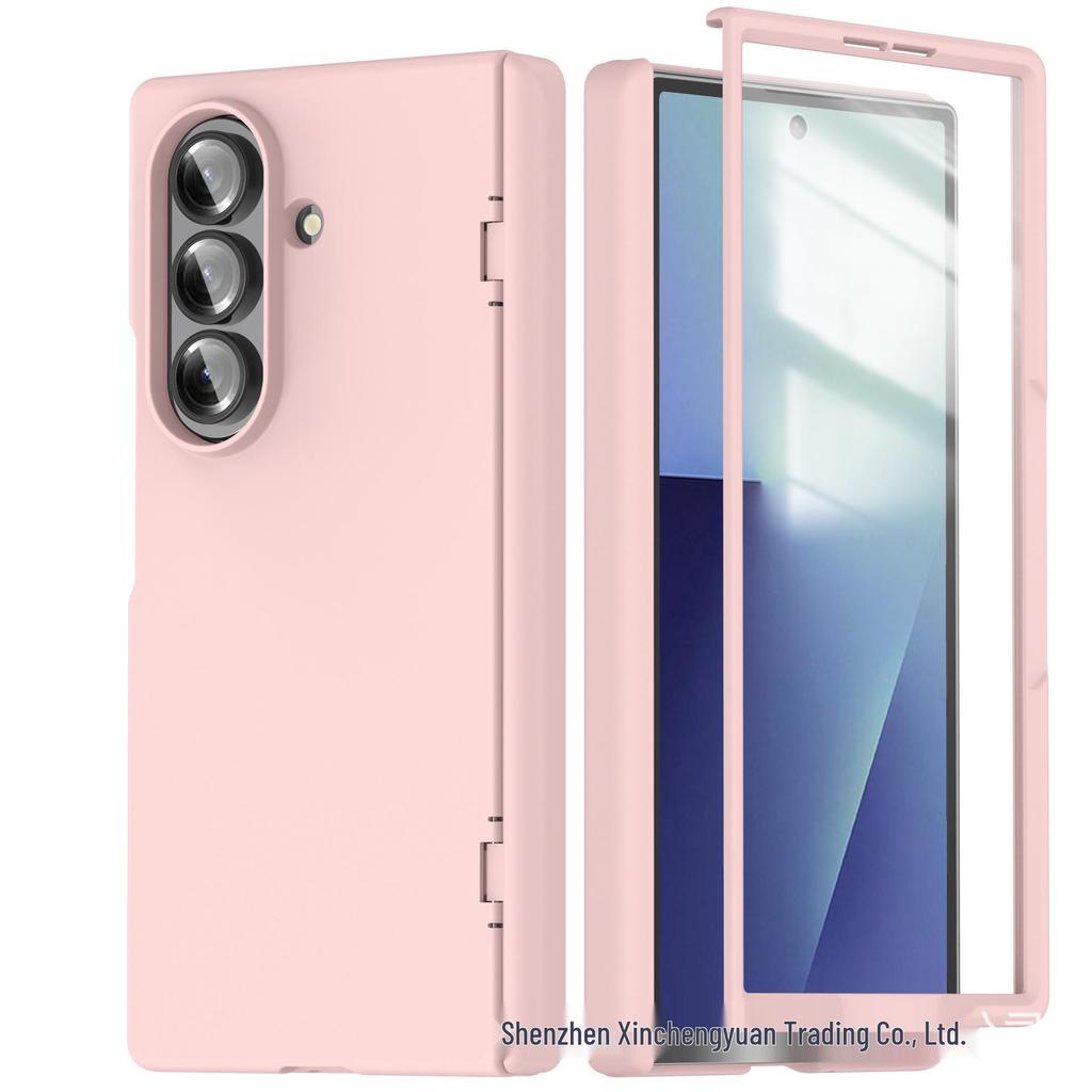 Чехол Samsung Z Fold7 с складыванием по средней оси: Прозрачное закаленное стекло, Полная защита шарнира