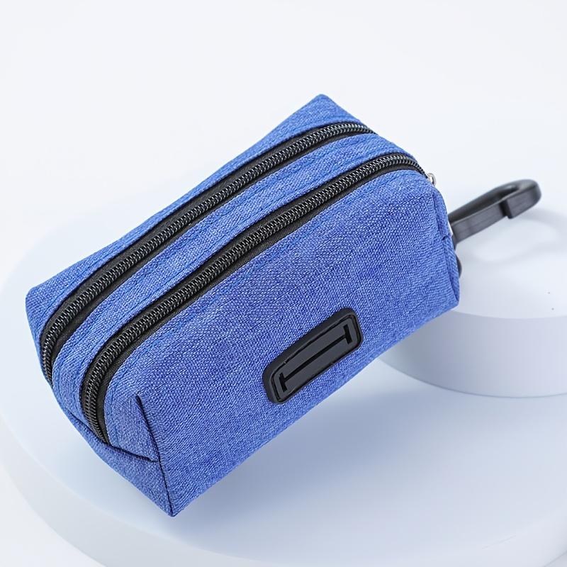 Portable Dog Training Snack Bag - Wear-Resistant Fabric Poop Bag Holder for Leash