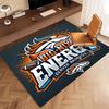 1pc Denver Broncos LOGO Print Area Rug - Soft, Washable Non-Slip Indoor Mat, Living Room, Home Office Decorative Rug,Office Decorative