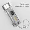 Mini Multifunction High Brightness Keychain Flashlight Outdoor and Homeuse Multimodes Portable