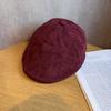 Vintage Solid Color Hat Women Polyester Material Sun Protection Fit Adjustable