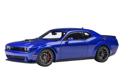 AUTOart Масштаб Dodge Challenger Scat Pack Widebody 2022 Синий Индиго Готовая Модель 1/18 R/T Синий/Металлик