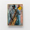Colorful Dreamy Duet Art Prints Musical Instrument Jazz Band Energy Poster Concert Vibe Wall Lively Abstract Decor Canvas Prints