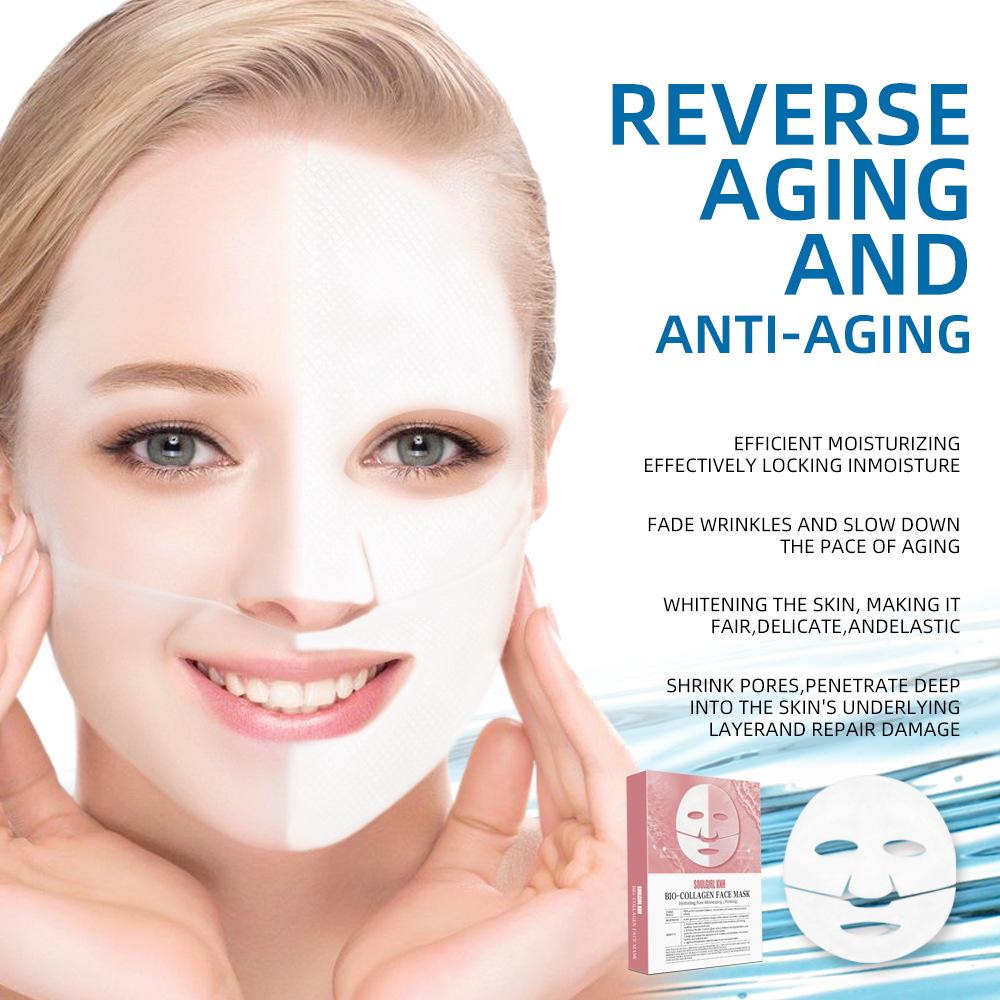 Collagen Filling Mask Crystal Collagen Absorbable Hydrating Instant Mask White Transparent