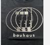 Rare Bauhaus Classic Logo Reprint Short Sleeve Black T Shirt