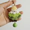 Handmade Cartoon Hairball Key Chain Lovely Knitted Key Rings Creative Car Key Chains  Gifts