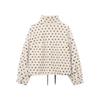 Autumn and winter new European and American fashion polka dot fleece jacket