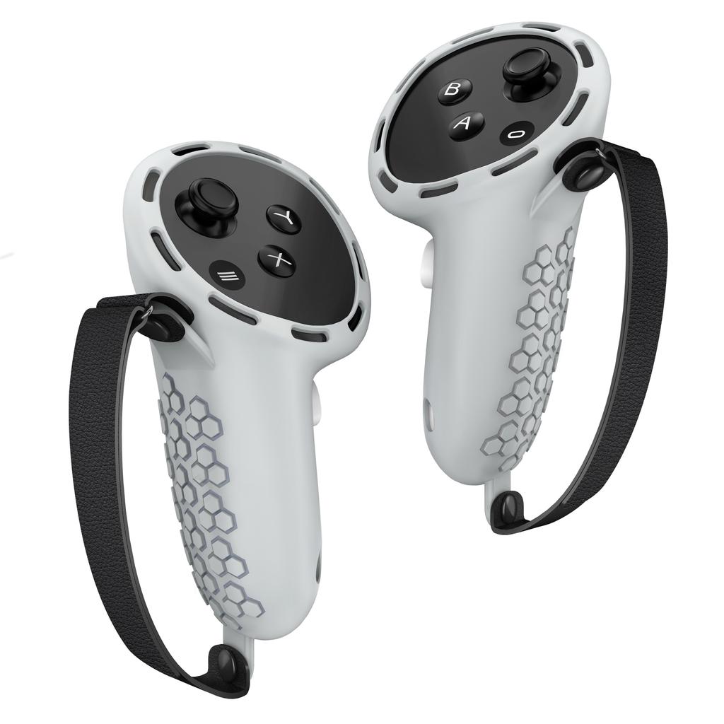 1 пара нескользящих силиконовых чехлов для контроллеров Meta Quest 3/3S VR