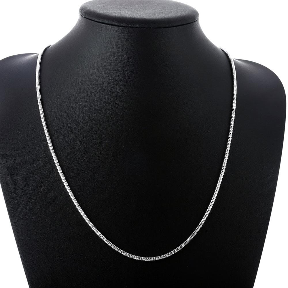925 Sterling Silver 1-3mm Snake Chain Fashion Wedding Necklace