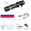 Rechargeable LED Torch USB Charging Bicycle Light Portable Ultra Bright Flashlight