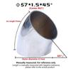 45° Weld Elbow Corrosion Resistant 304 Stainless Steel Butt Weld Pipe Fitting 16-80mm OD for Gas Pipelines