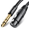 NIMASO TRS 6.35mm Male To XLR Female Conversion Cable, Balanced Connection, XLR Female To 6.35mm Male Microphone Cable, Female To Male Audio