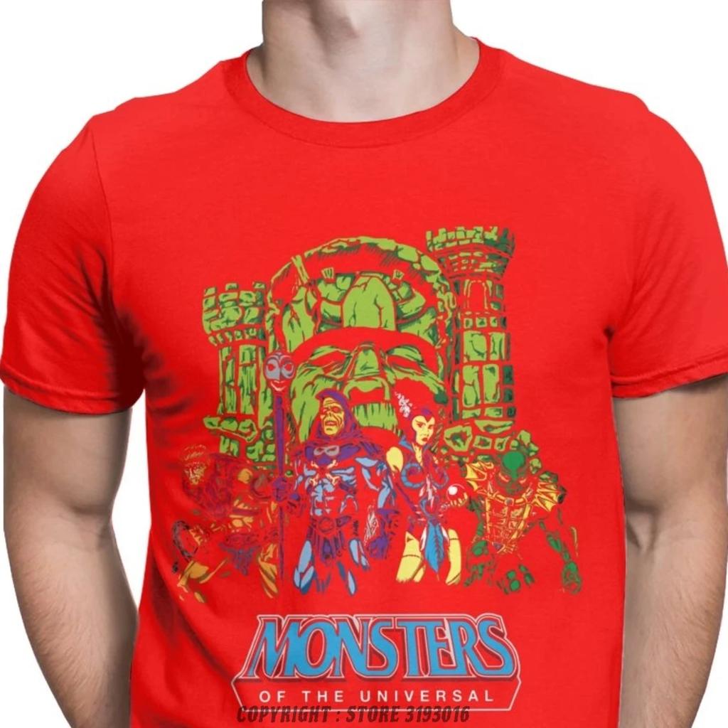 Monsteerrs Of The Universal HeMan Of The Universe Men T Shirts Skeletor 80s SheRa Beasstt Tee T Shirts Cotton