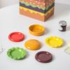 Керамические тарелки Домашний подарок Тарелки для закусок и соусов Мини-посуда для гамбургеров для детей