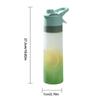 Gradual Fog Surface Water Cup High Color Spray Sports Water Cup Men'S And Women'S Water Spray Plastic Cup Gift Cups Water Bottle