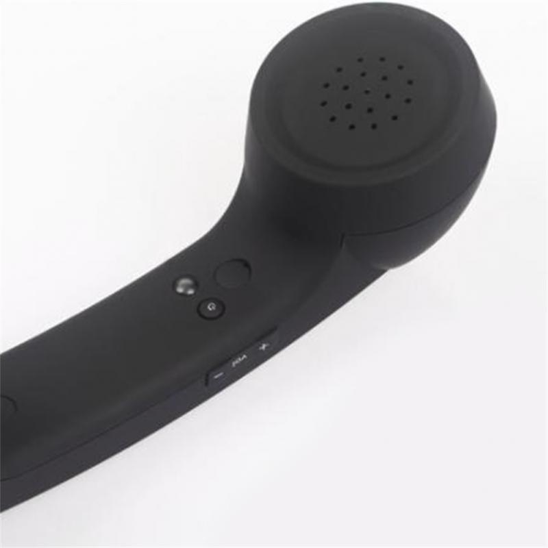 Wireless Bluetooth-compatible Retro Receiver Anti-radiation Telephone Handset External Microphone