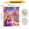 Disney Рапунцель картина маслом искусство принцесса замок ручная работа DIY картина домашний декор подарок