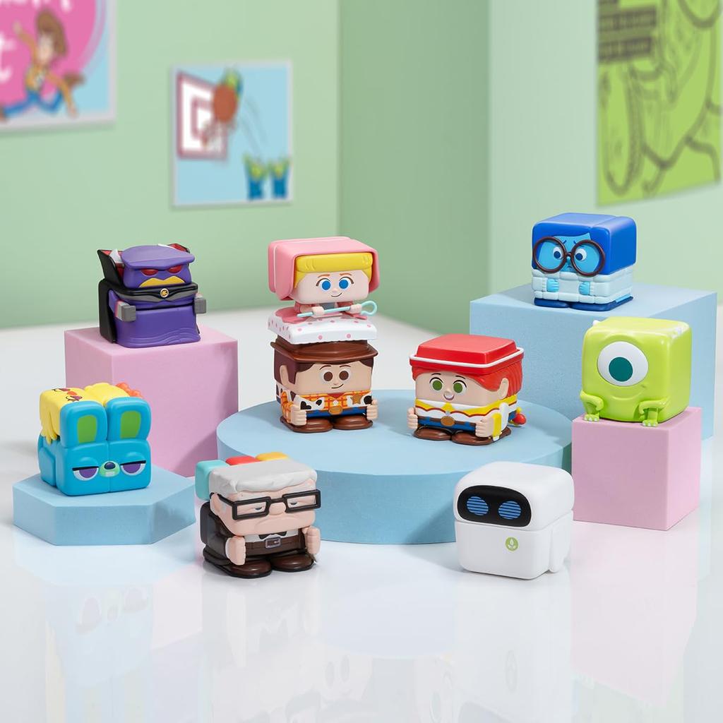POP MART POP Series Pop Mart Gachapon Blind Box Figure Plastic Model Premium Toy Soft Vinyl Original Character Birthday Gift Disney/Pixar CUBE-2 [1