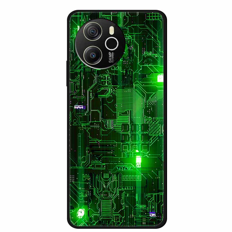 Чехол для телефона Blackview Shark 8 Задняя крышка 6.78" Черный силикон Мягкий чехол для Blackview Shark 8 Чехол Shark8 Ударопрочный
