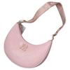 MLB Dark Pattern Vintage Fashion Adjustable Shoulder Strap Faux Leather Shoulder Bag Women Shoulder Bag Pink 7ACRMD75N-50PKM
