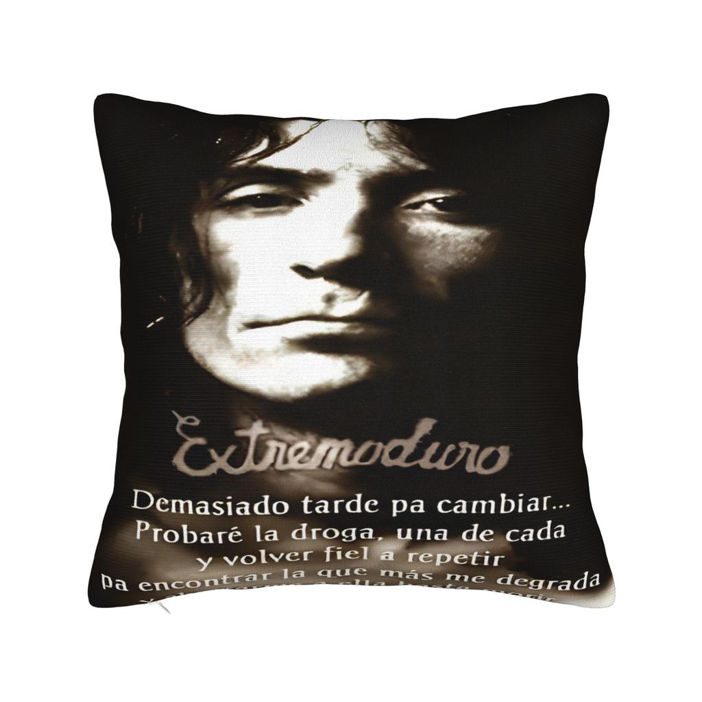 Extremoduro Spanish Hard Rock Band Pillow Case Robe Iniesta Comfy Pillow Cover For Living Room Bed Chair Fashion Pillowcases