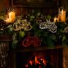 Подвесные украшения на окно, Вывеска с надписью Merry Christmas для елки, Блестящие пластиковые многоразовые рождественские украшения, Сверкающие подвески-буквы