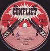 7-дюймовая пластинка TRINITY / PRINCE JAMMY & THE AGGROV - Up-Town-Girl / Channel One A Boy CON303 Конфликт 1977 Великобритания Регги, Ска и Даб Б/У