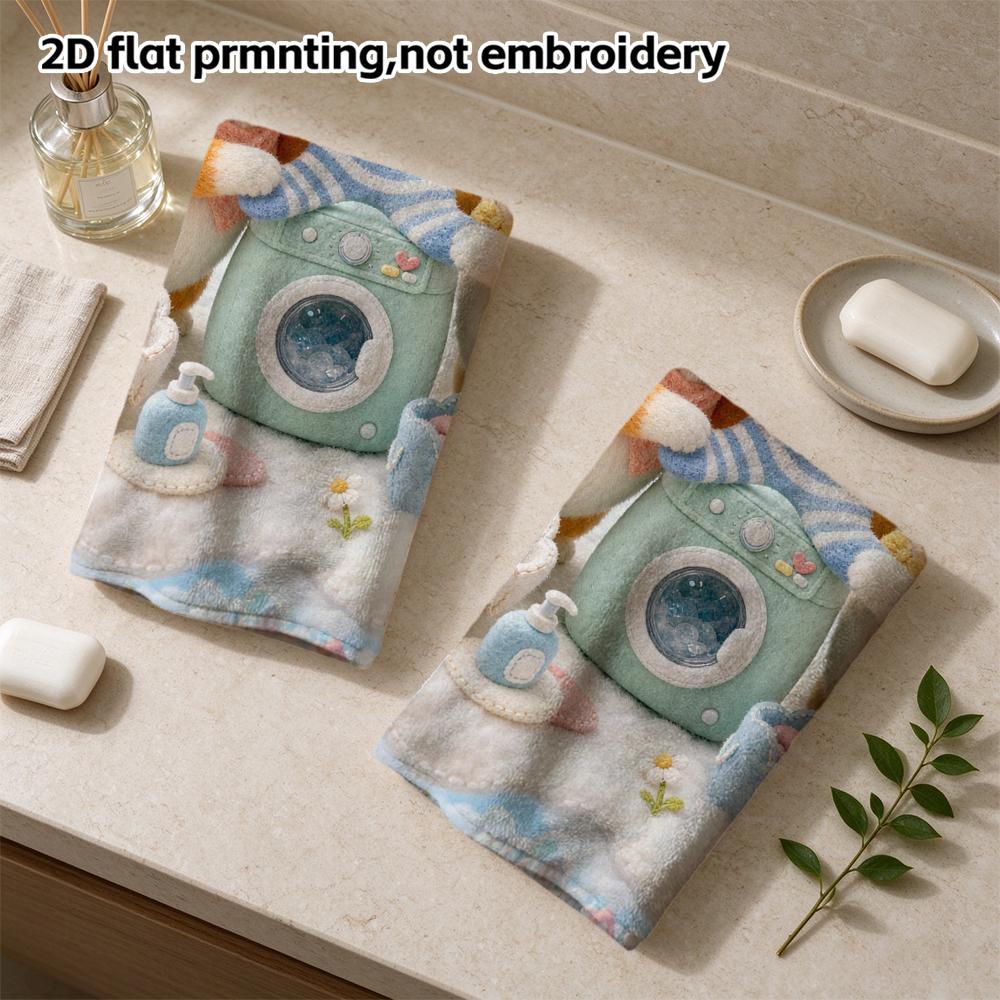 Corgi Laundry Absorbent Towel, Adorable Puppy Cartoon Quick Dry Shower Towel