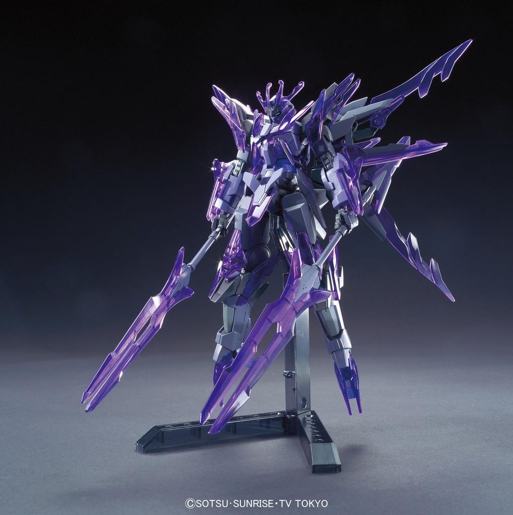 Пластиковая модель HGBF Gundam Build Fighters Try Flame Transient Gundam Glacier в масштабе 1/144 с цветовой кодировкой
