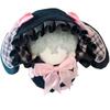 G-Trigger Plush Clothes, Checkered Bunny Ear Kigurumi [10-15cm] [Oshikatsu Goods] [Product]