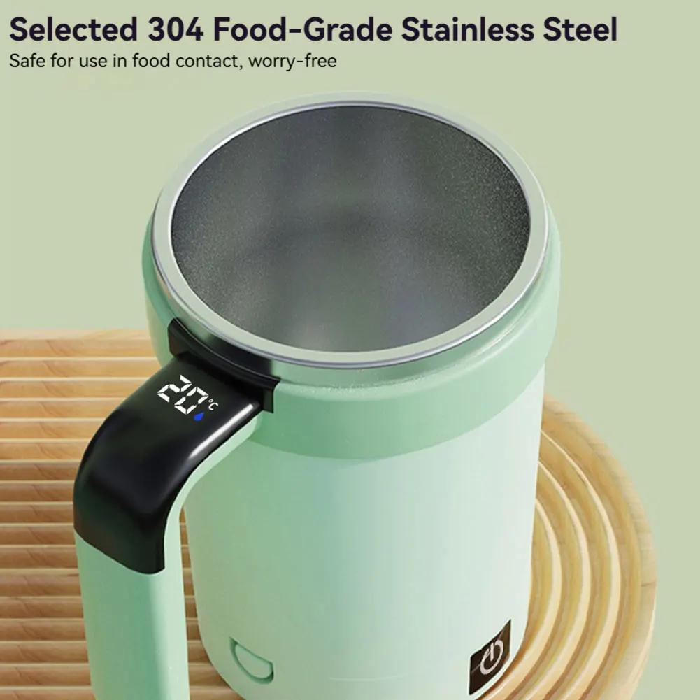 Xiaomi Electric Automatic Mixing Mug 380ML Smart Temperature Magnetic Stirring Cup for Milkshake Fitness Daily Drink