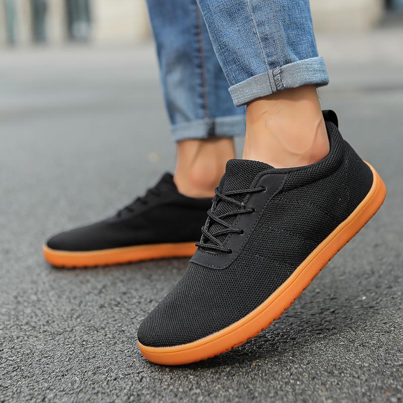 Дышащие сетчатые балетки для ходьбы, нескользящие повседневные кроссовки с широким носком, спортивная обувь для тренировок в зале, для путешествий, для бега