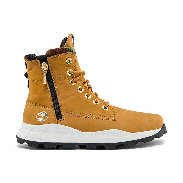 Timberland Brooklyn Series Mid Calf Outdoor Sports Casual Comfortable Breathable Brooklyn Martin Boots Men boots Wheat A2JRZW