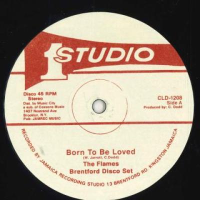 12-дюймовая пластинка RIGHTEOUS FLAMES JACKIE MITTOO - Born To Be Loved Небольшой изгиб CLD1208 Studio One 1980 США Регги Ска Даб